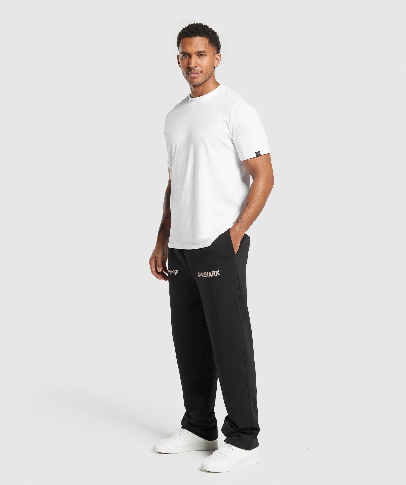 EST 2012 Straight Leg Joggers Black