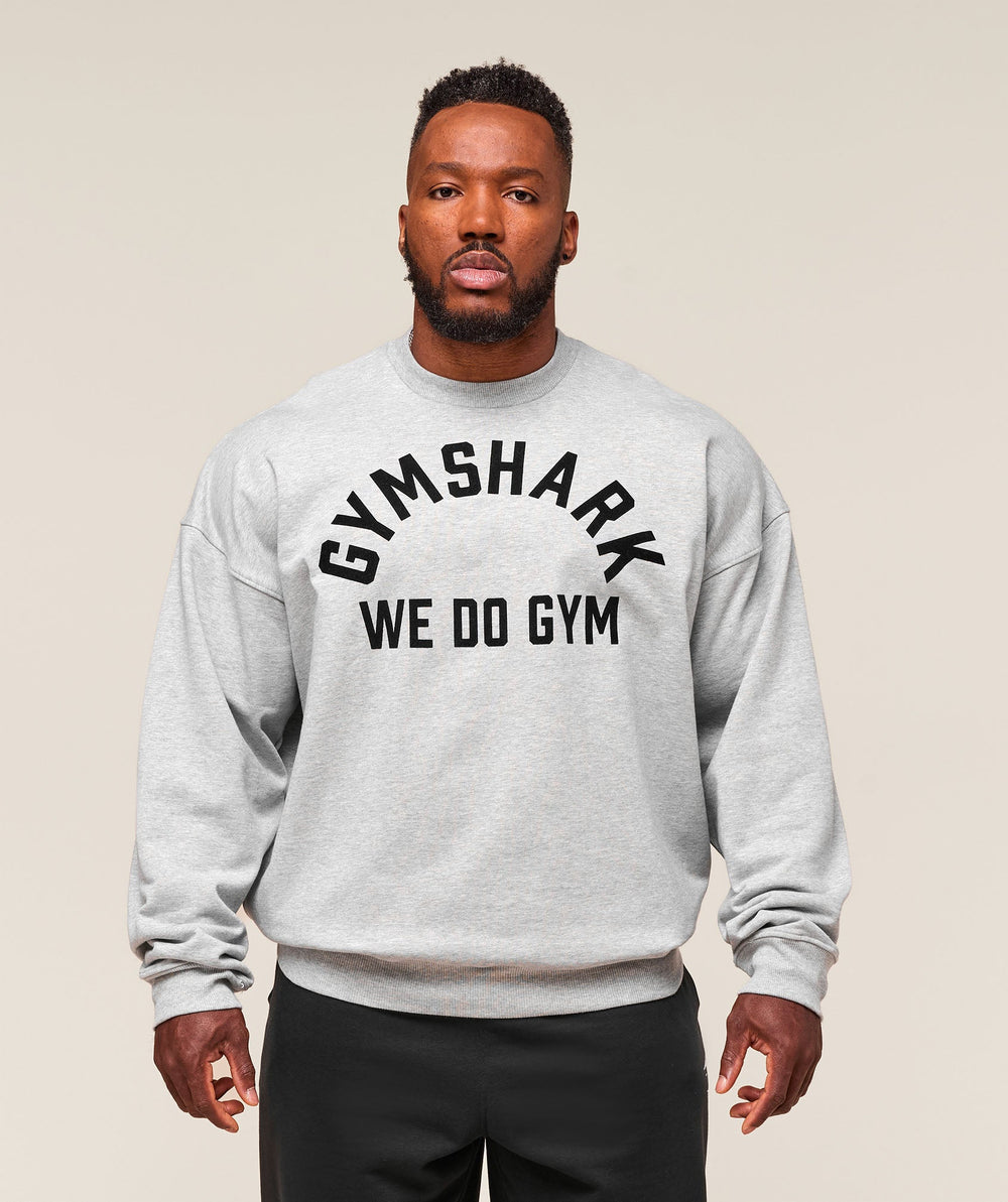 We Do Gym Crew Light Grey Core Marl