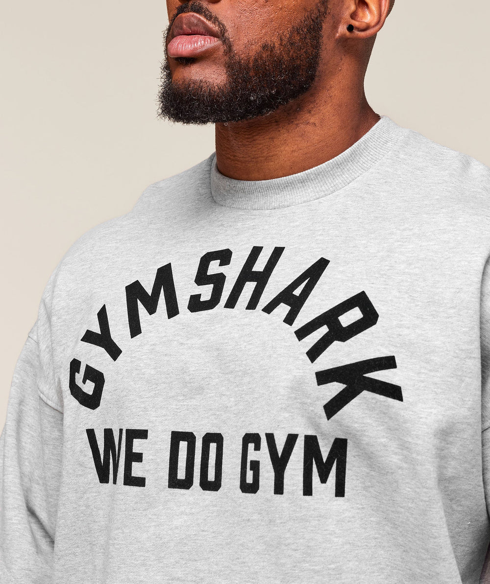 We Do Gym Crew Light Grey Core Marl
