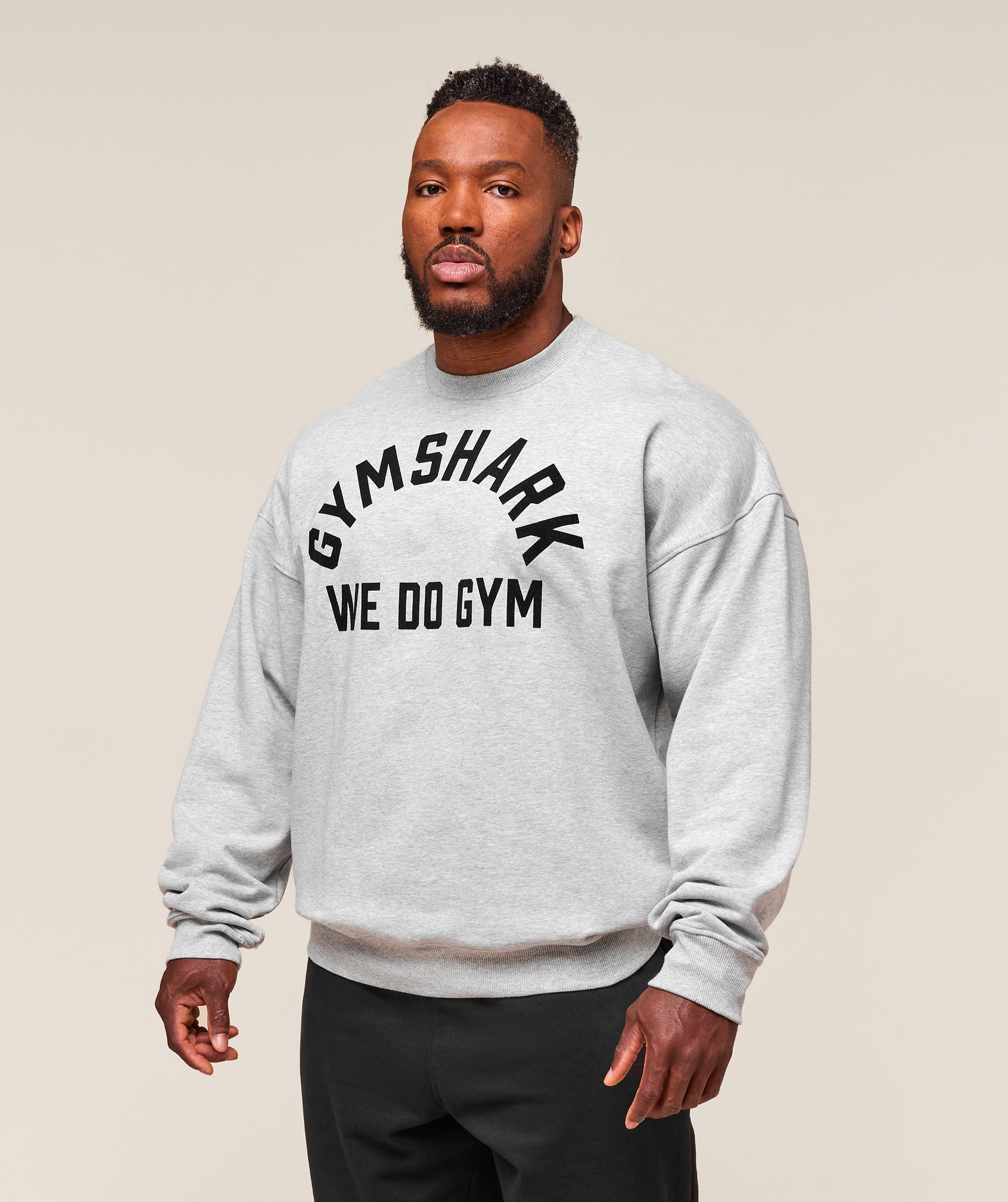 We Do Gym Crew Light Grey Core Marl