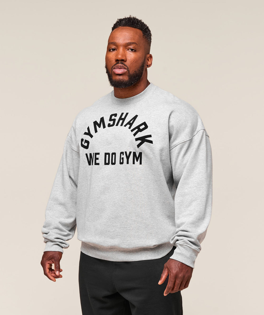 We Do Gym Crew Light Grey Core Marl