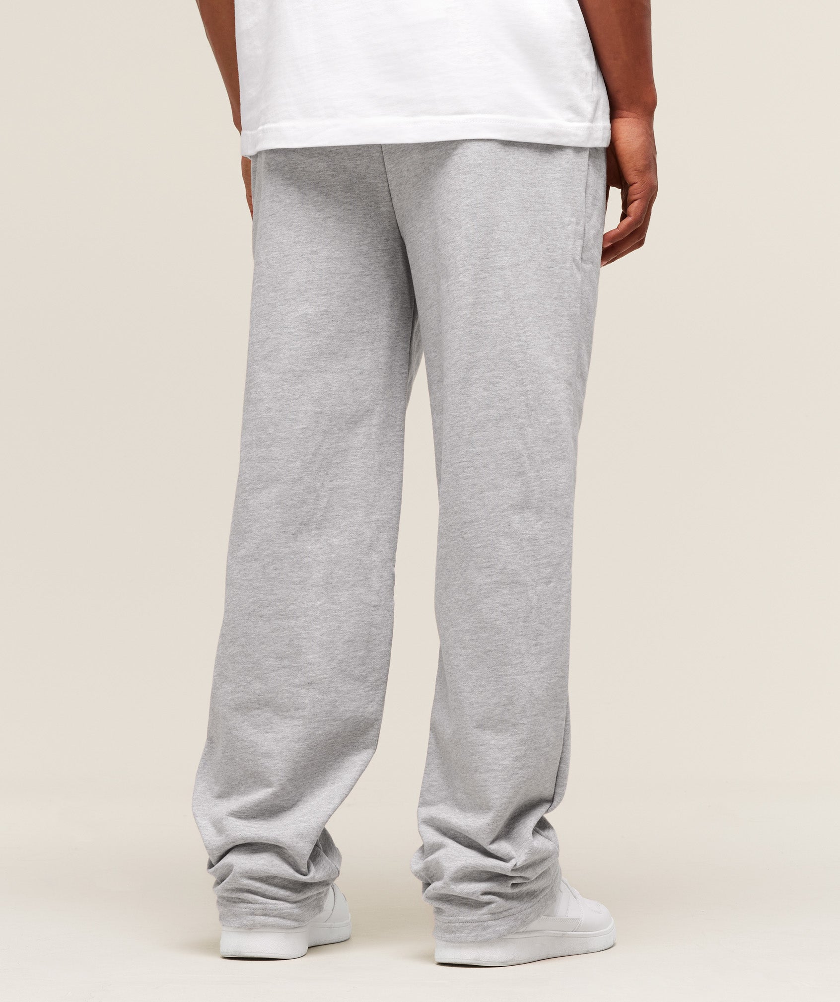 Rest Day Essentials Straight Leg Joggers Light Grey Marl