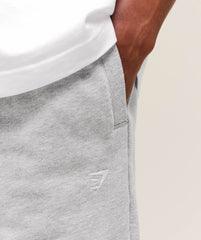 Rest Day Essentials Straight Leg Joggers Light Grey Marl