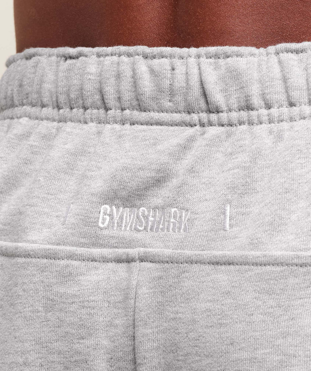 Rest Day Essentials Straight Leg Joggers Light Grey Marl