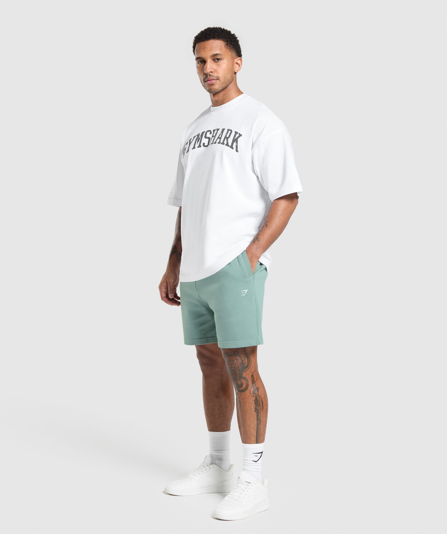 Rest Day Essentials Shorts Celeste Blue