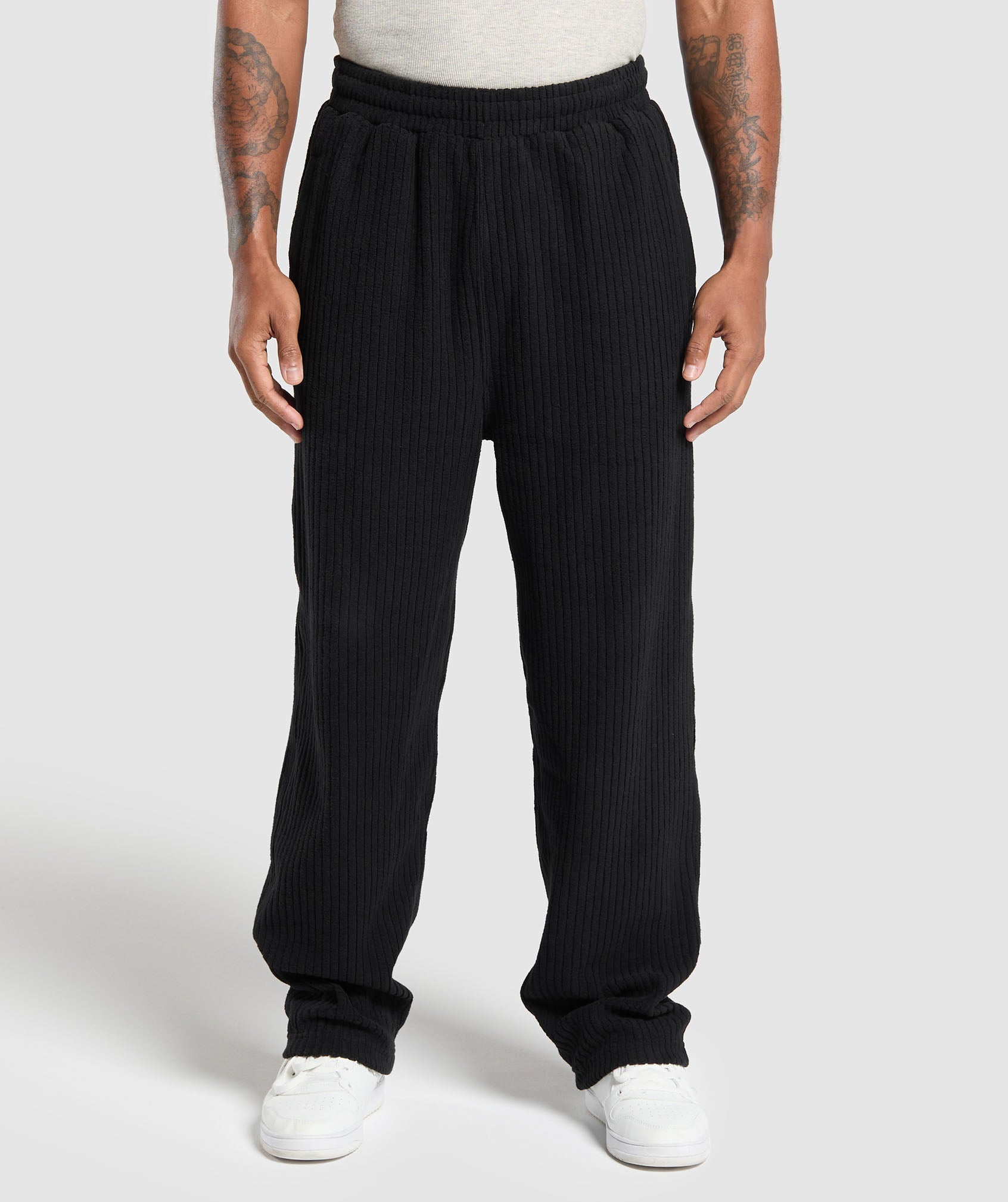 Cord Pants Black