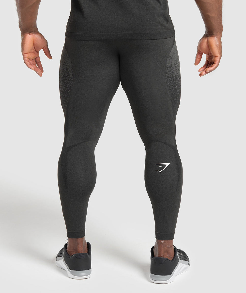 Shadow Seamless Tights Black