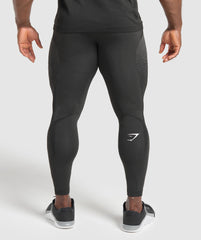 Shadow Seamless Tights Black