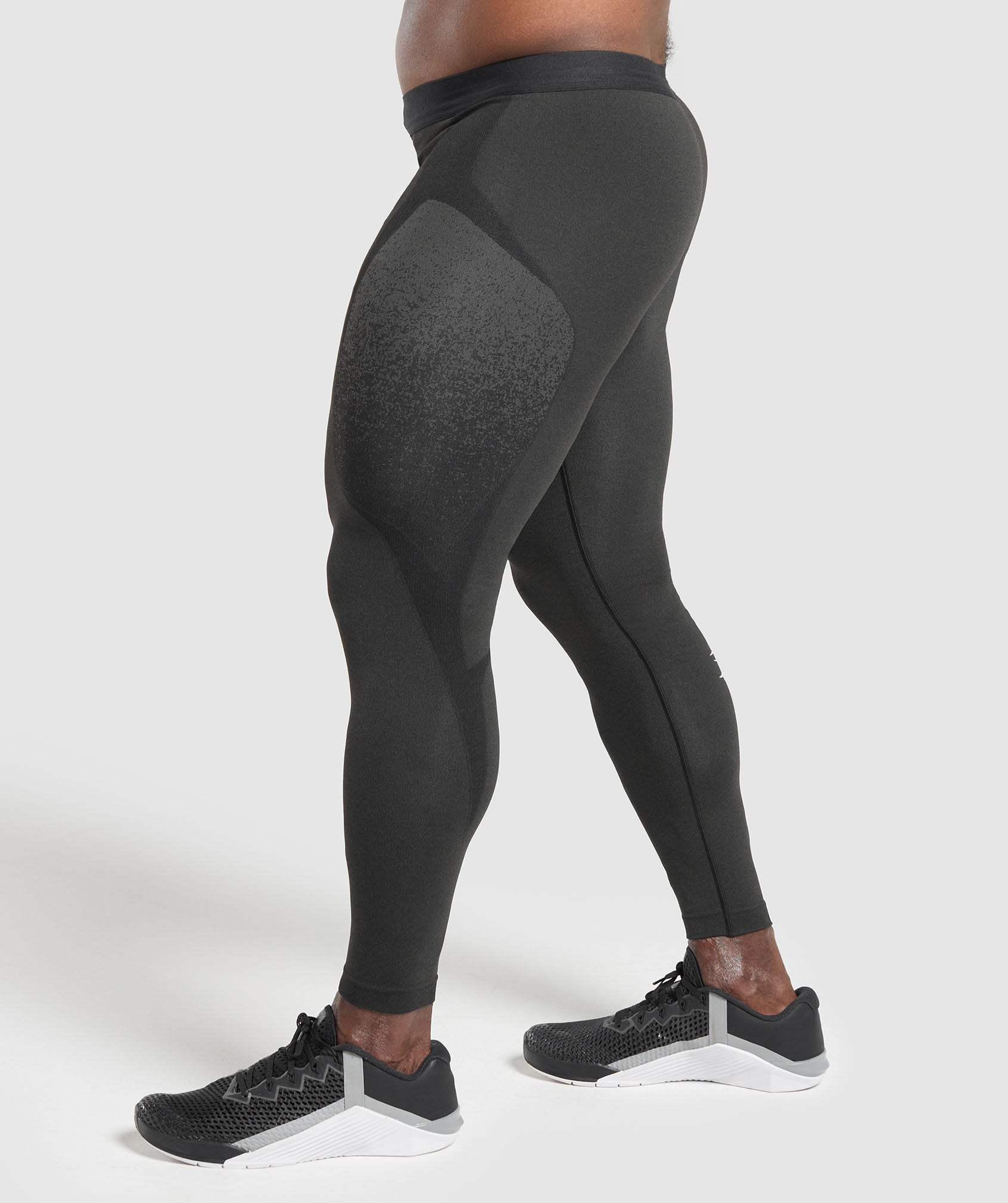 Shadow Seamless Tights Black