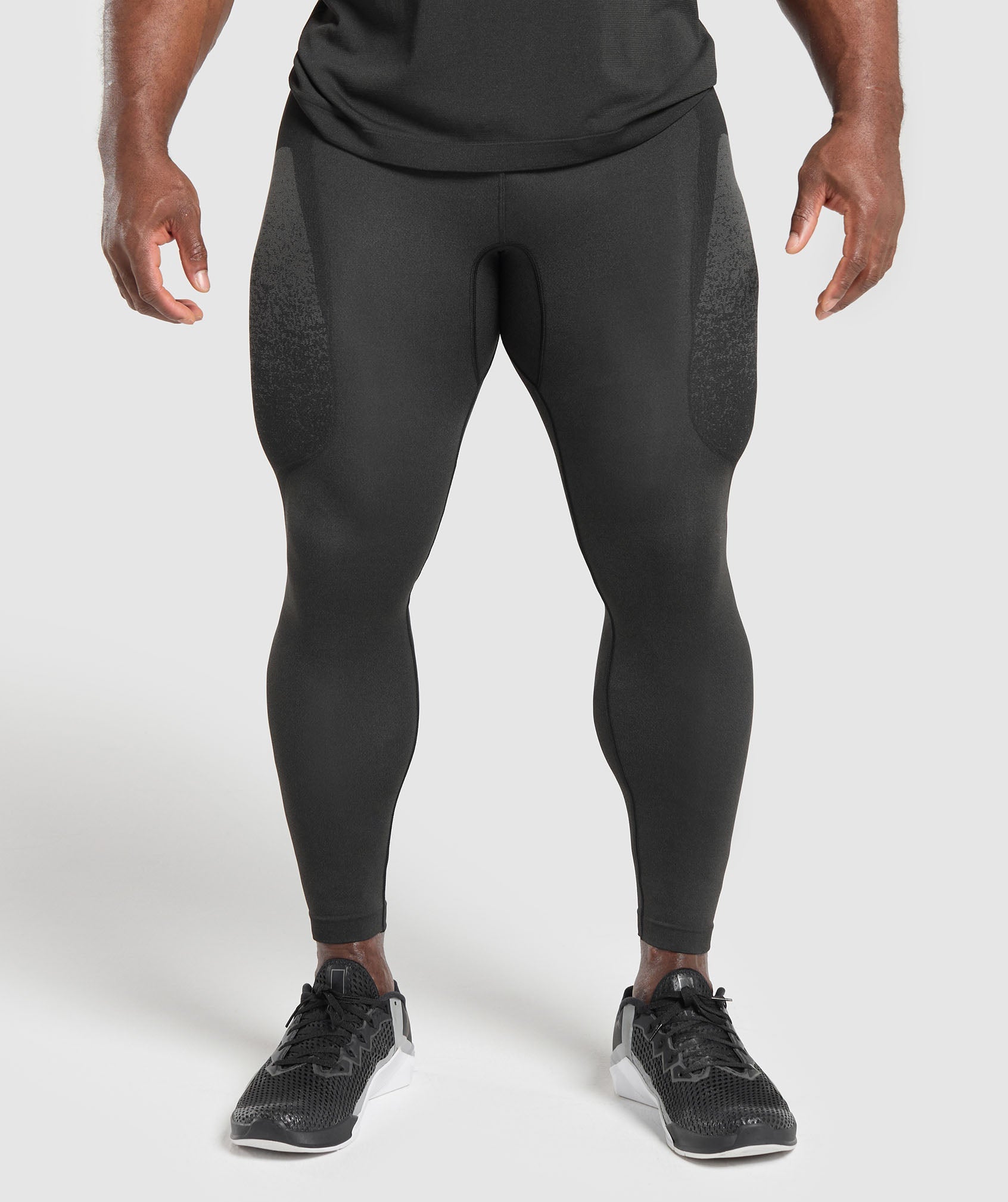Shadow Seamless Tights Black