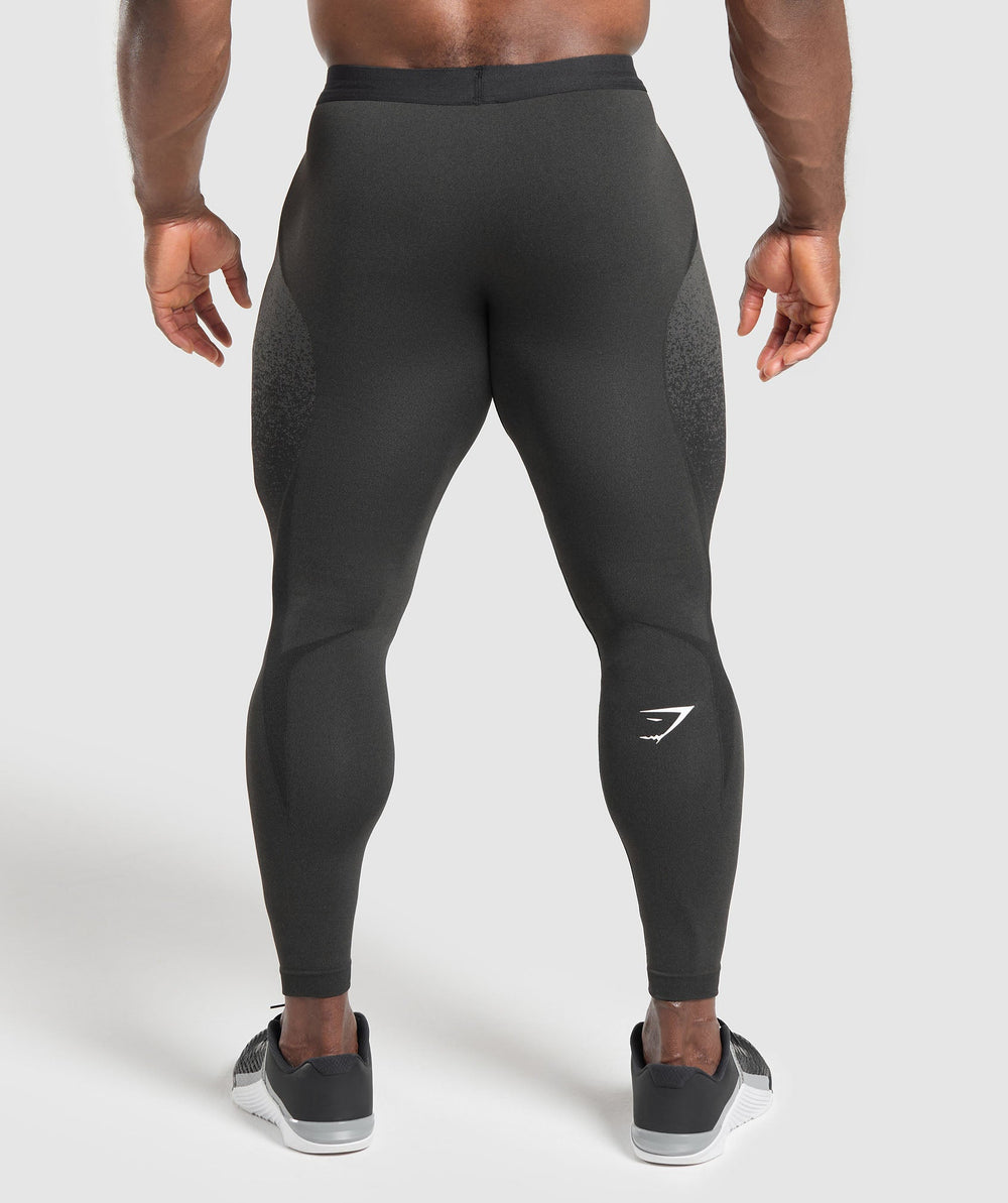 Shadow Seamless Tights Black