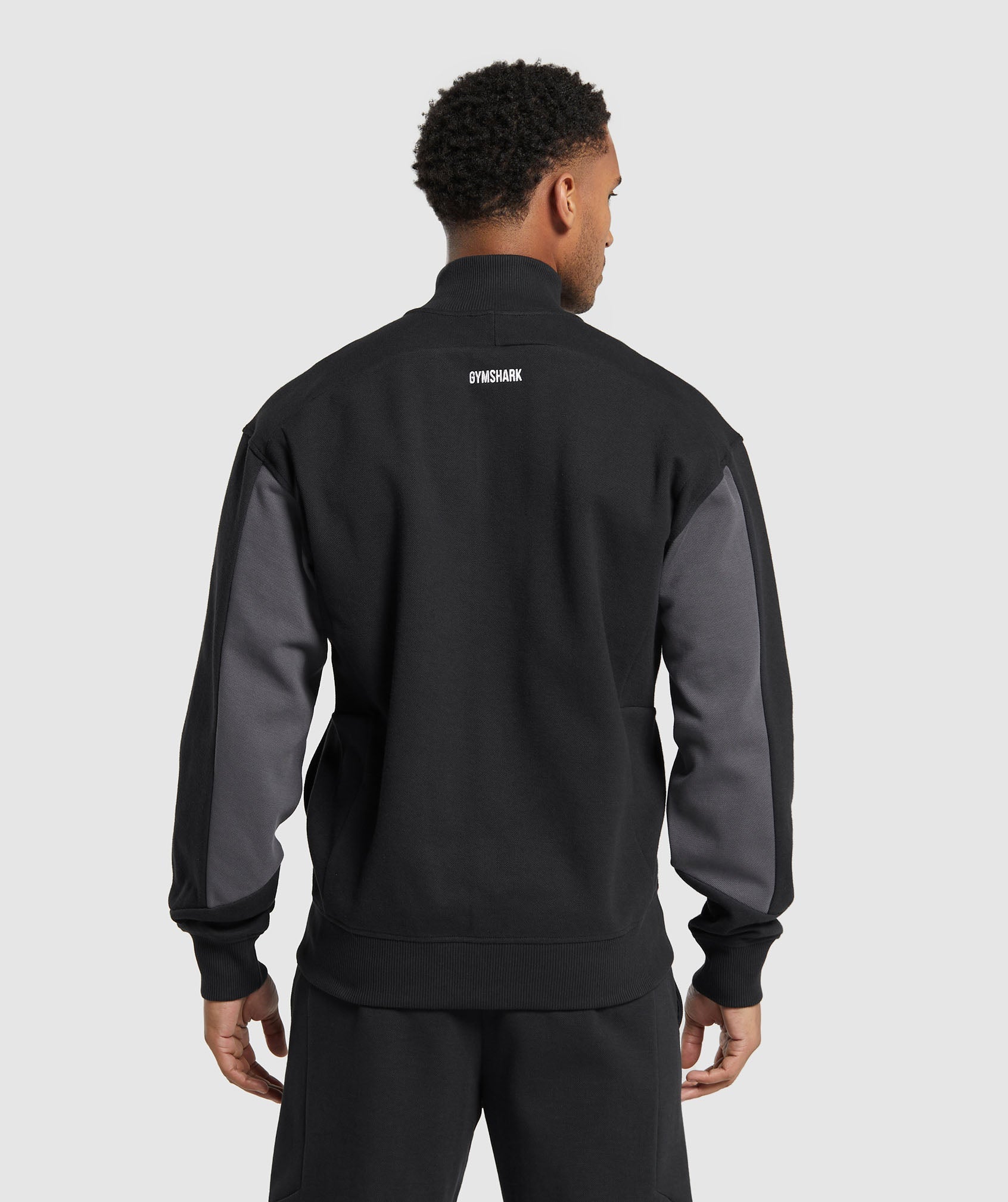 Pique Track Jacket Black/Onyx Grey