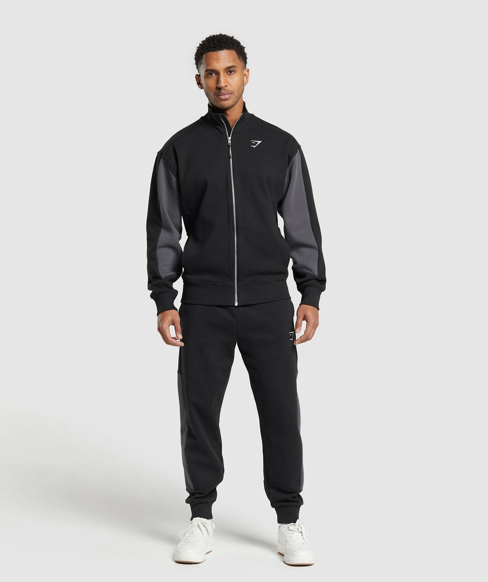Pique Track Jacket Black/Onyx Grey