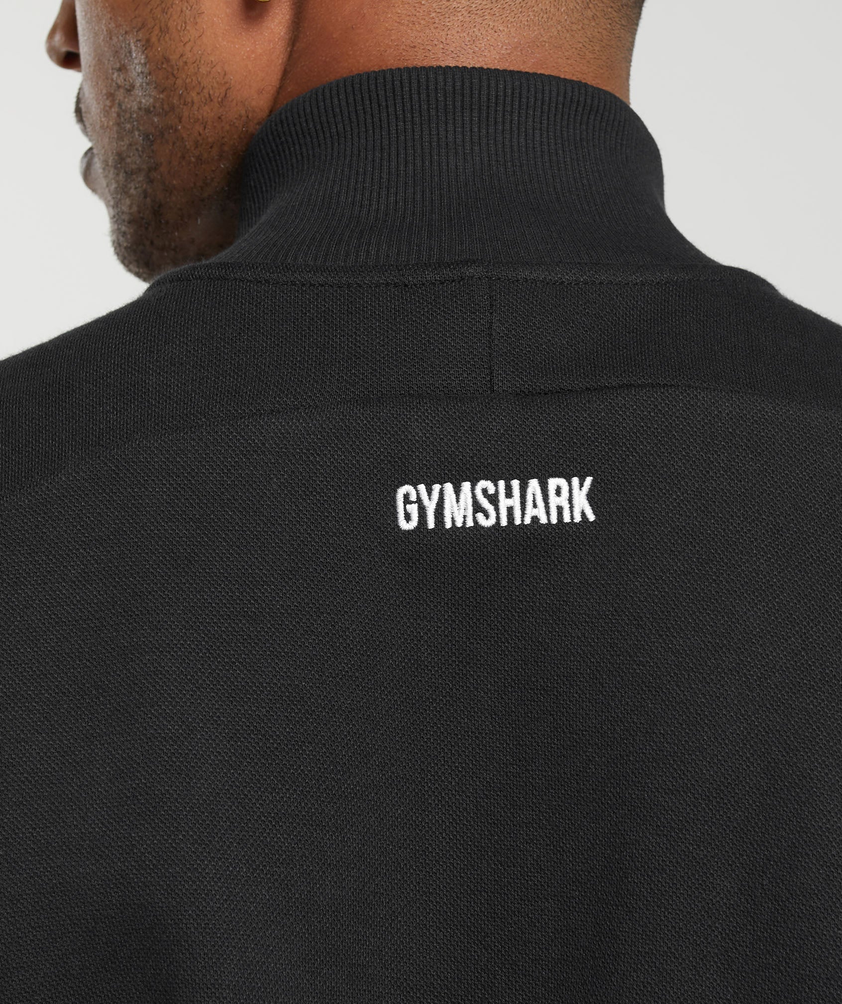 Pique Track Jacket Black/Onyx Grey