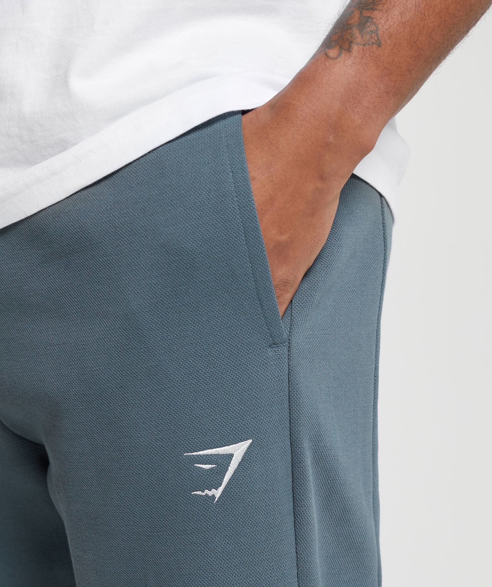 Pique Joggers Titanium Blue/Fresh Blue
