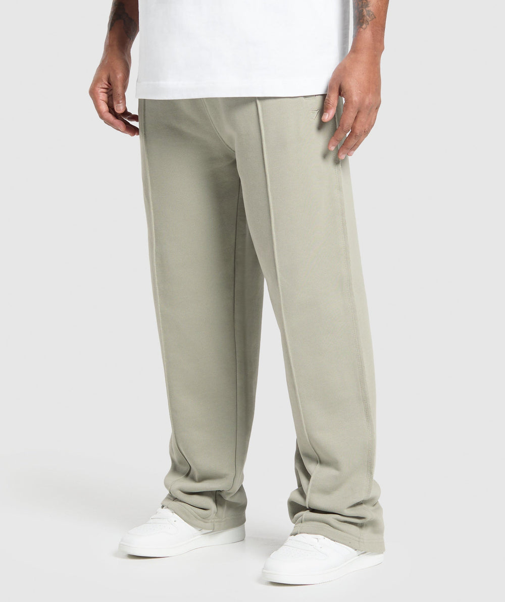 Wide Leg Pants Chalk Green