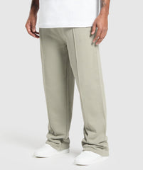 Wide Leg Pants Chalk Green