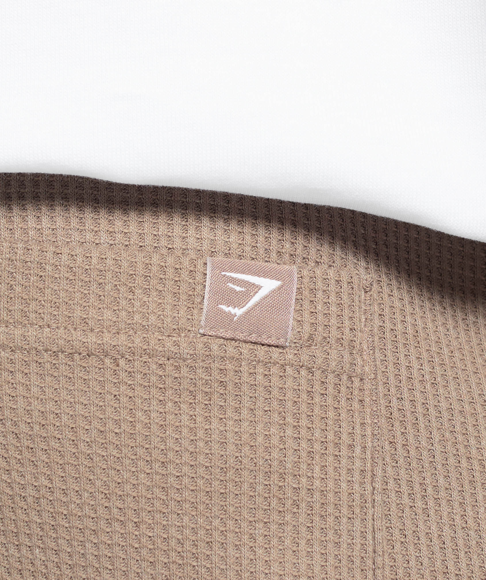 Waffle Straight Leg Joggers Lifestyle Brown