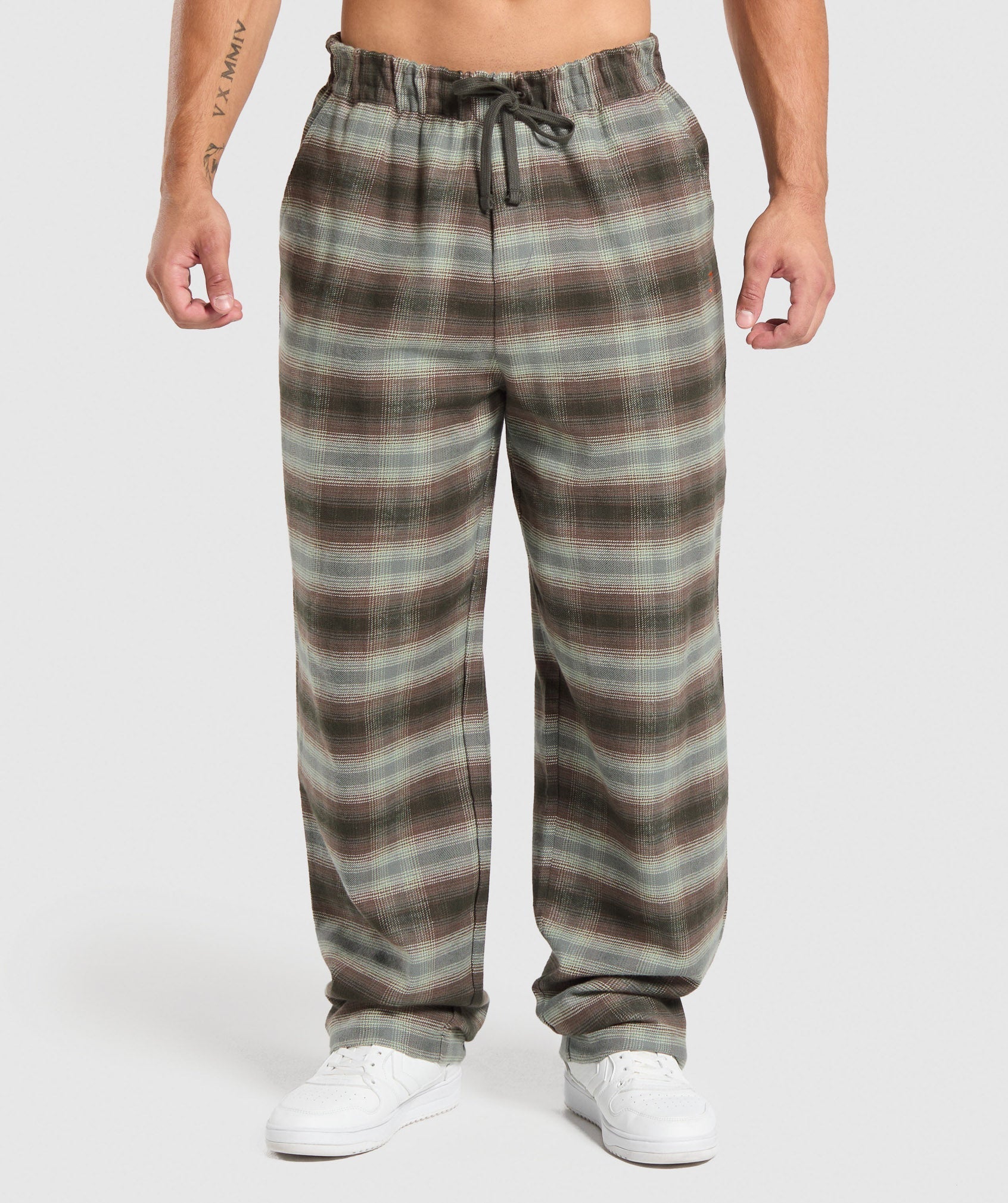 Flannel Pants Strength Green