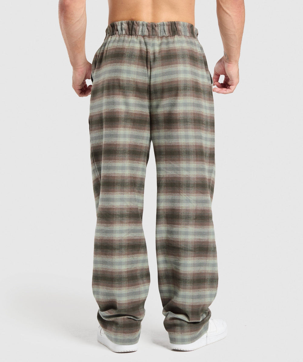 Flannel Pants Strength Green