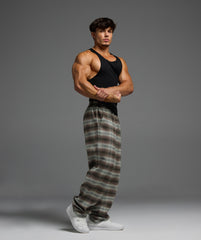 Flannel Pants Strength Green