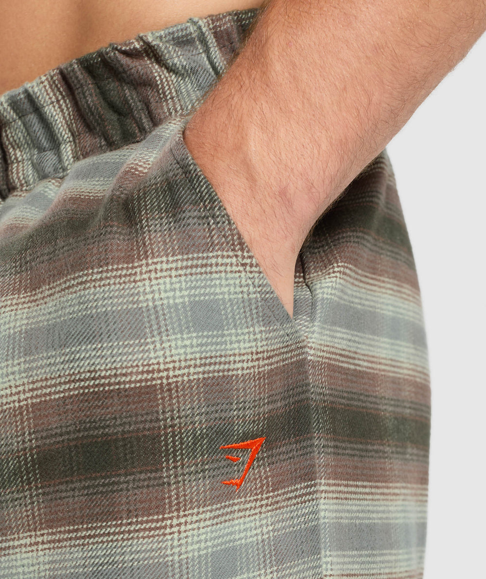 Flannel Pants Strength Green