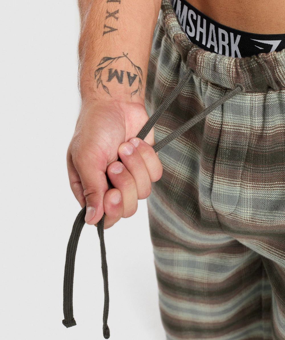 Flannel Pants Strength Green