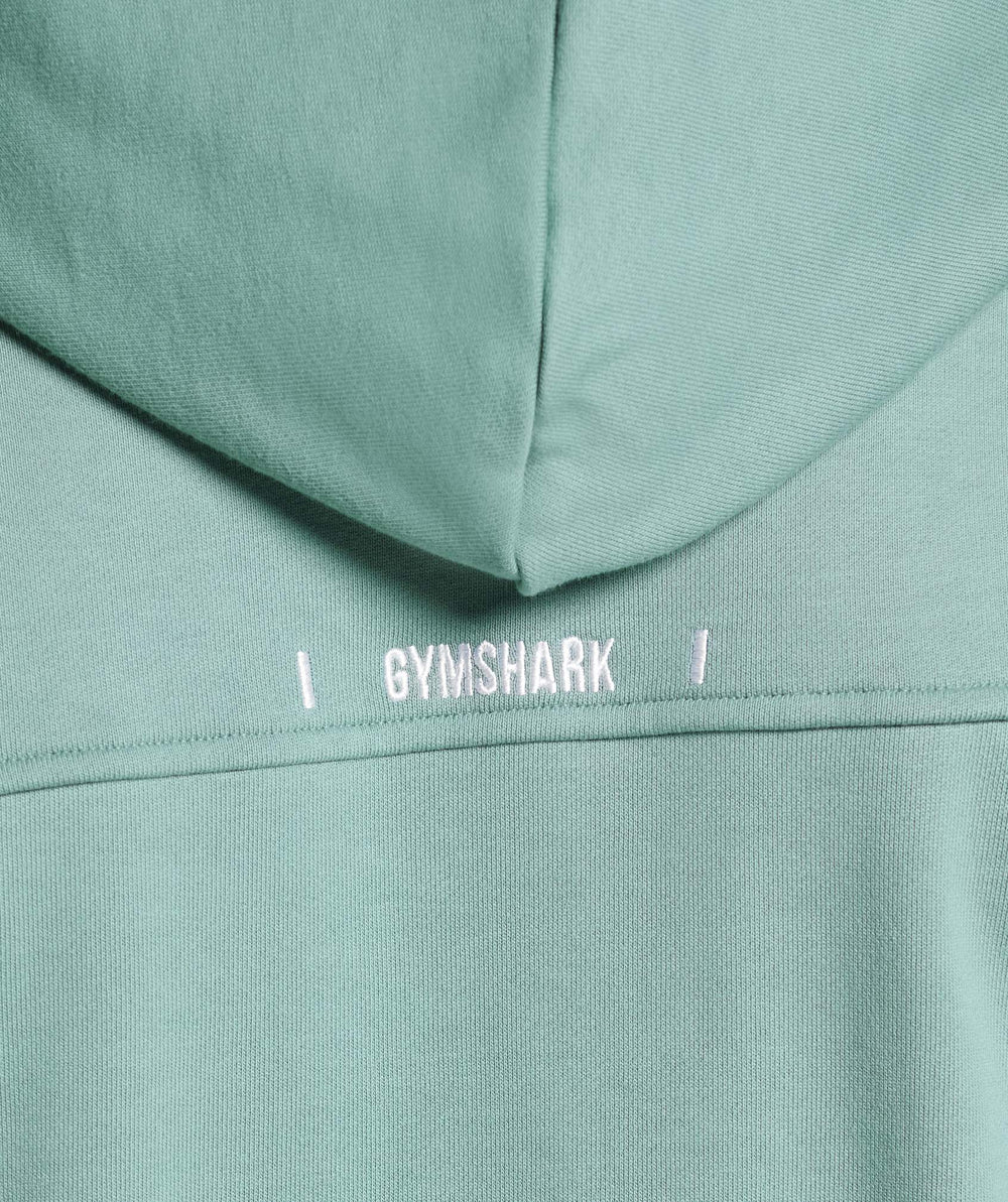 Rest Day Essentials Boxy Hoodie Celeste Blue