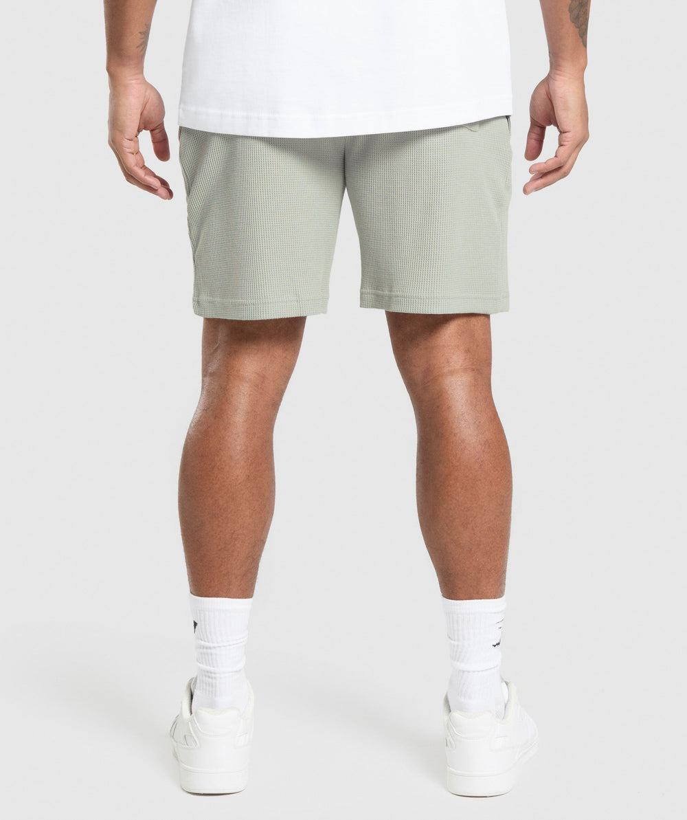 Waffle Shorts Stone Grey