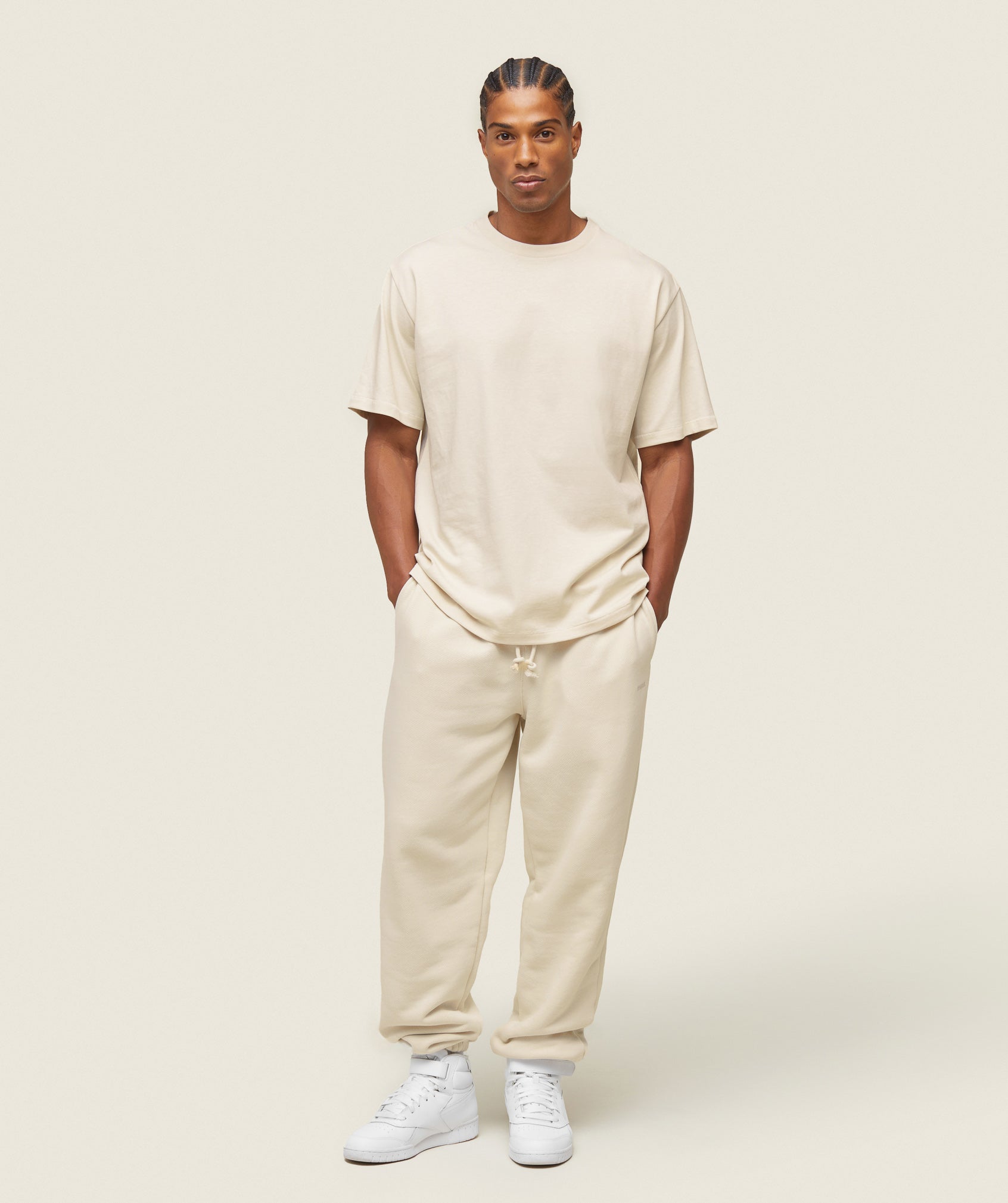 everywear Relaxed Sweatpants Oat White