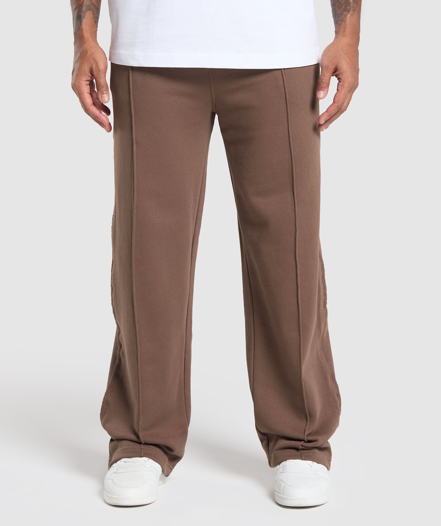 Wide Leg Pants Soft Brown