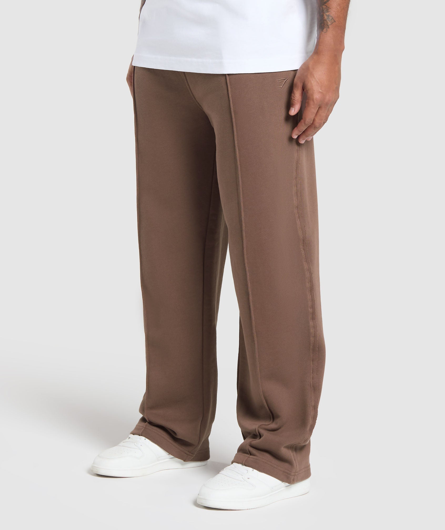 Wide Leg Pants Soft Brown