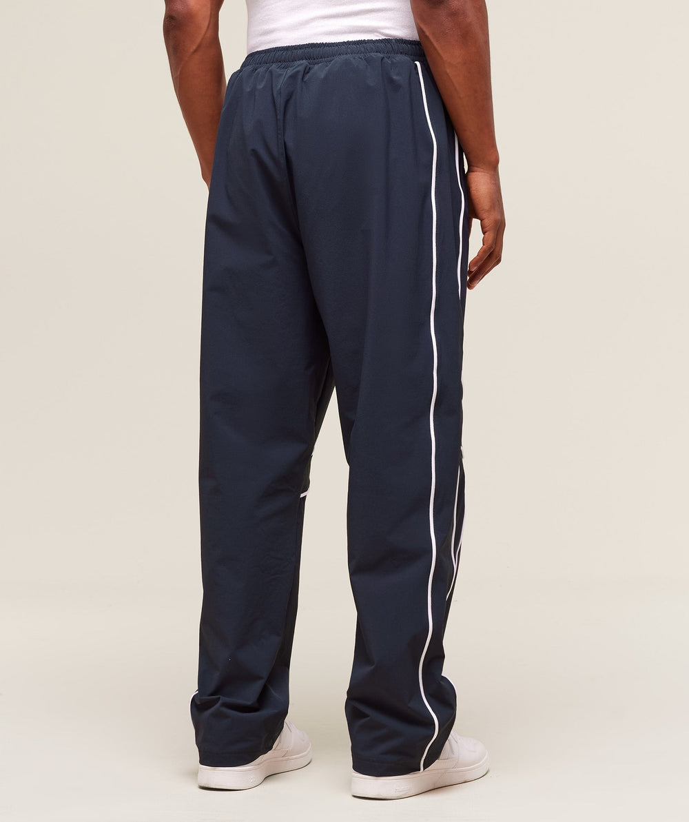 Retro Crinkle Track Pants Heavy Blue