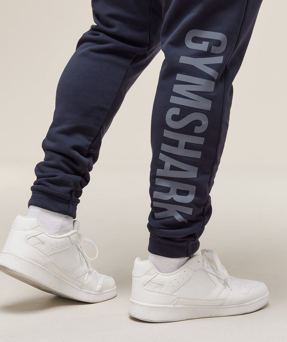 Power Wordmark Joggers Heavy Blue