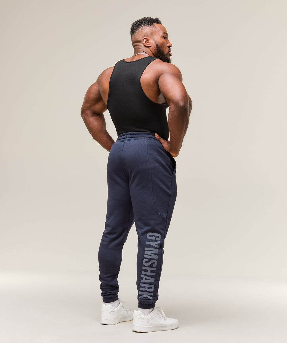 Power Wordmark Joggers Heavy Blue