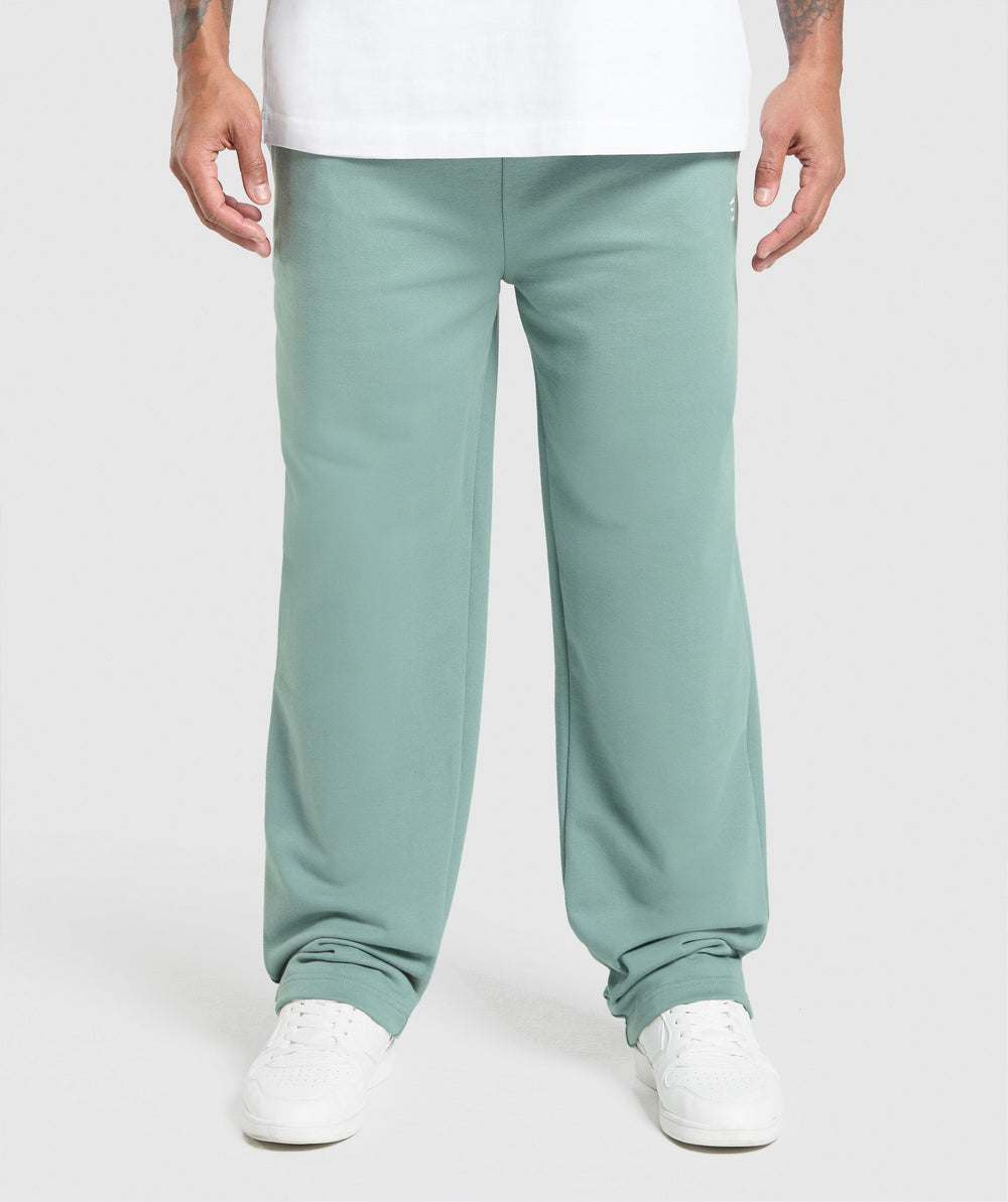 Rest Day Essentials Straight Leg Joggers Celeste Blue
