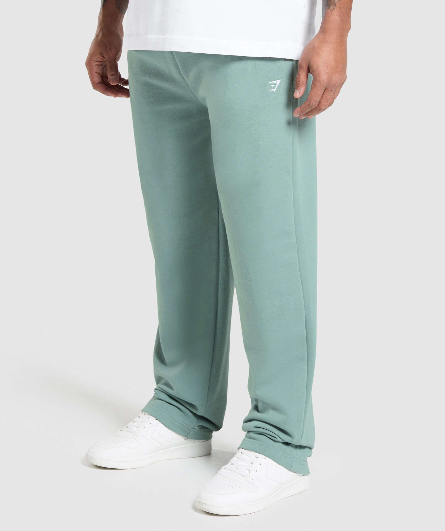 Rest Day Essentials Straight Leg Joggers Celeste Blue