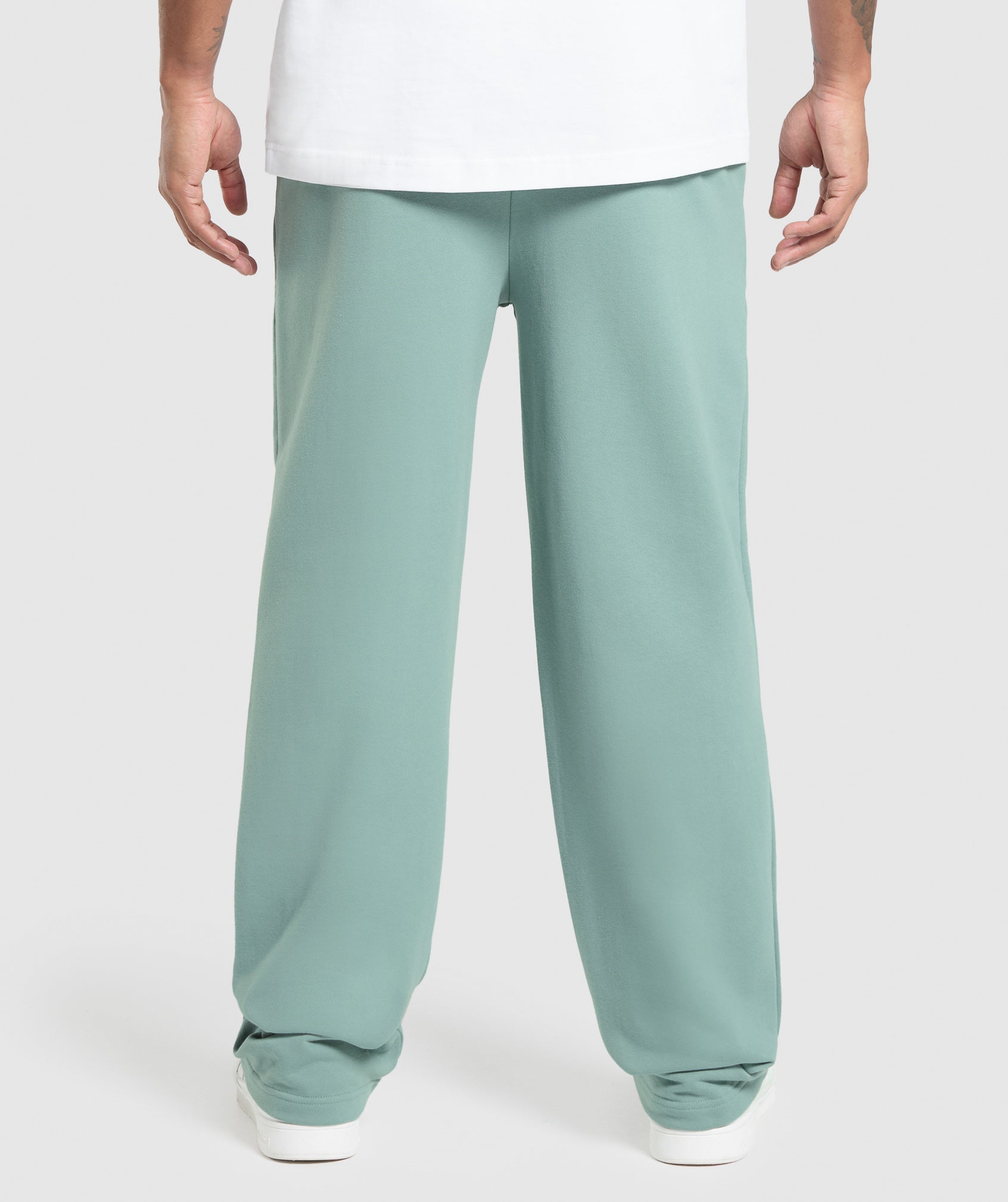 Rest Day Essentials Straight Leg Joggers Celeste Blue