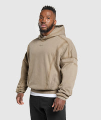 Heavyweight Hoodie Lifestyle Brown