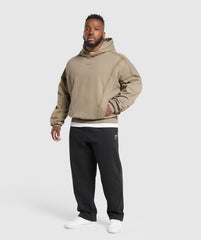 Heavyweight Hoodie Lifestyle Brown