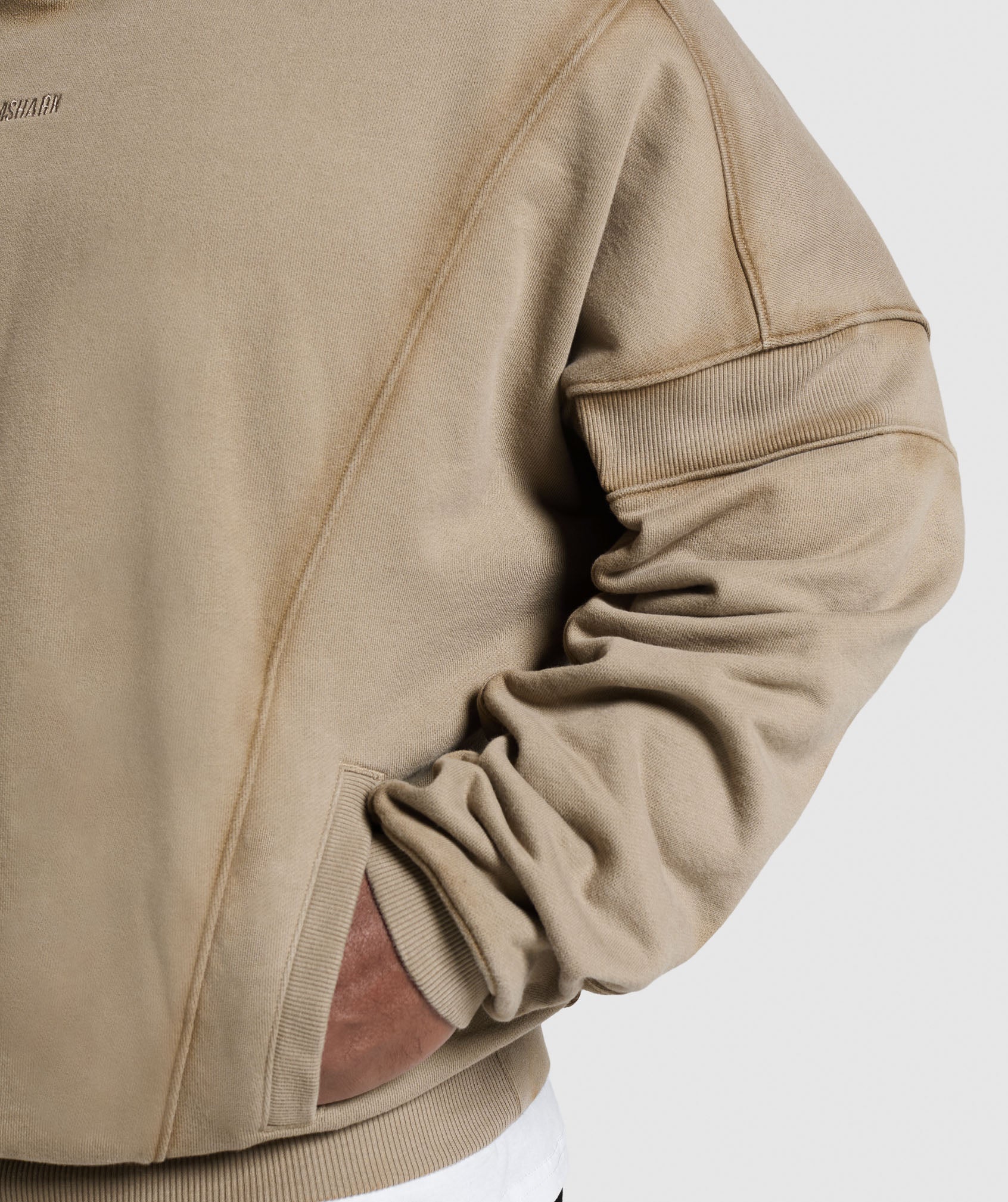 Heavyweight Hoodie Lifestyle Brown