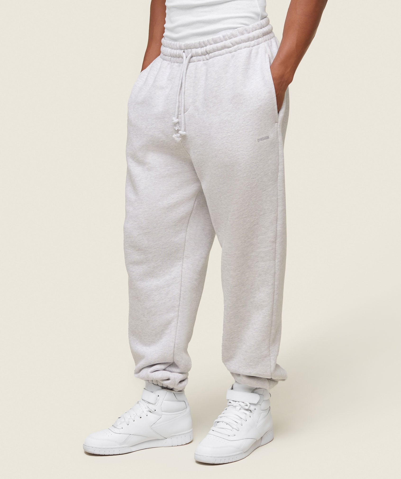 everywear Relaxed Sweatpants Bros Soft Grey Marl