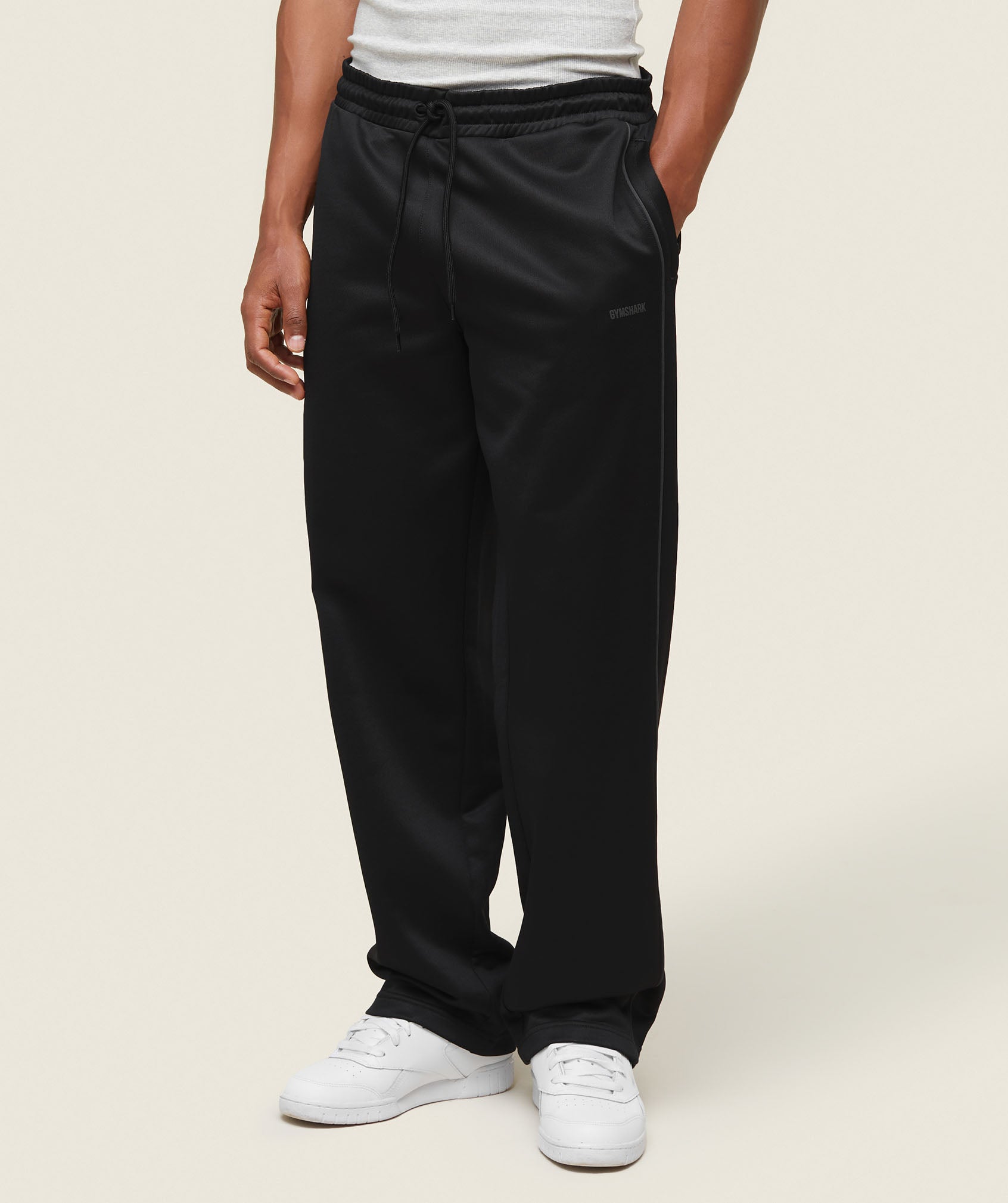everywear Track Pants Black/White