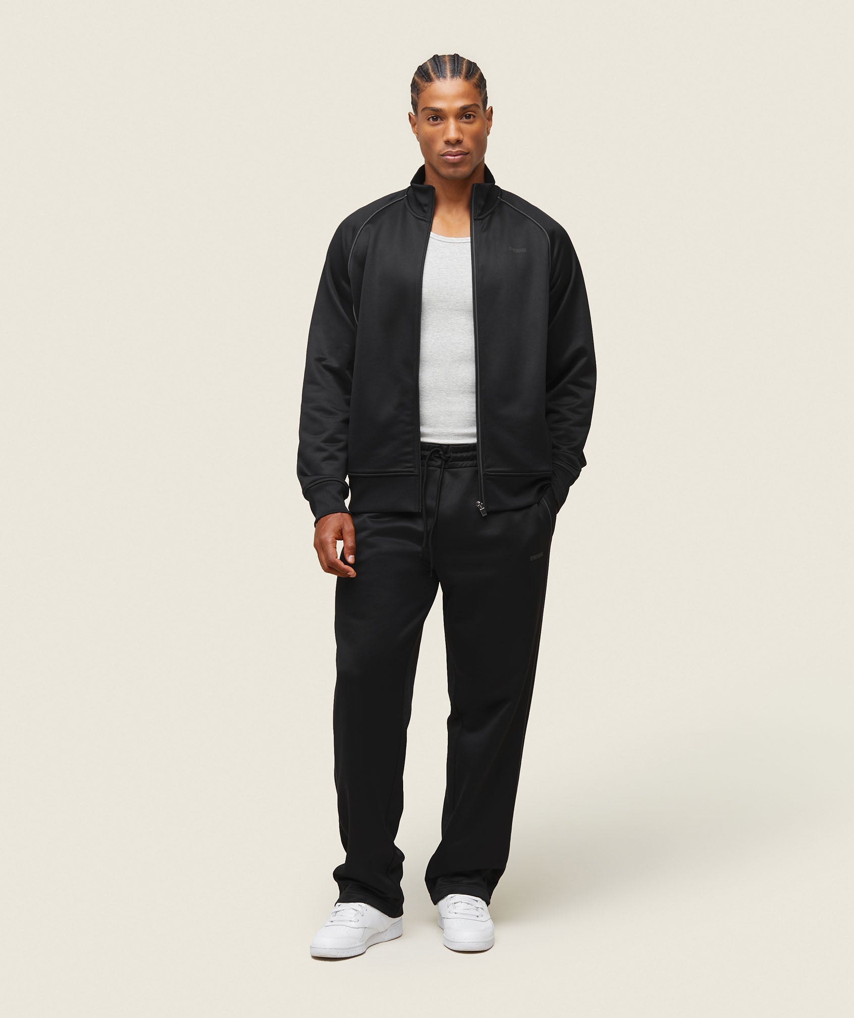everywear Track Pants Black/White