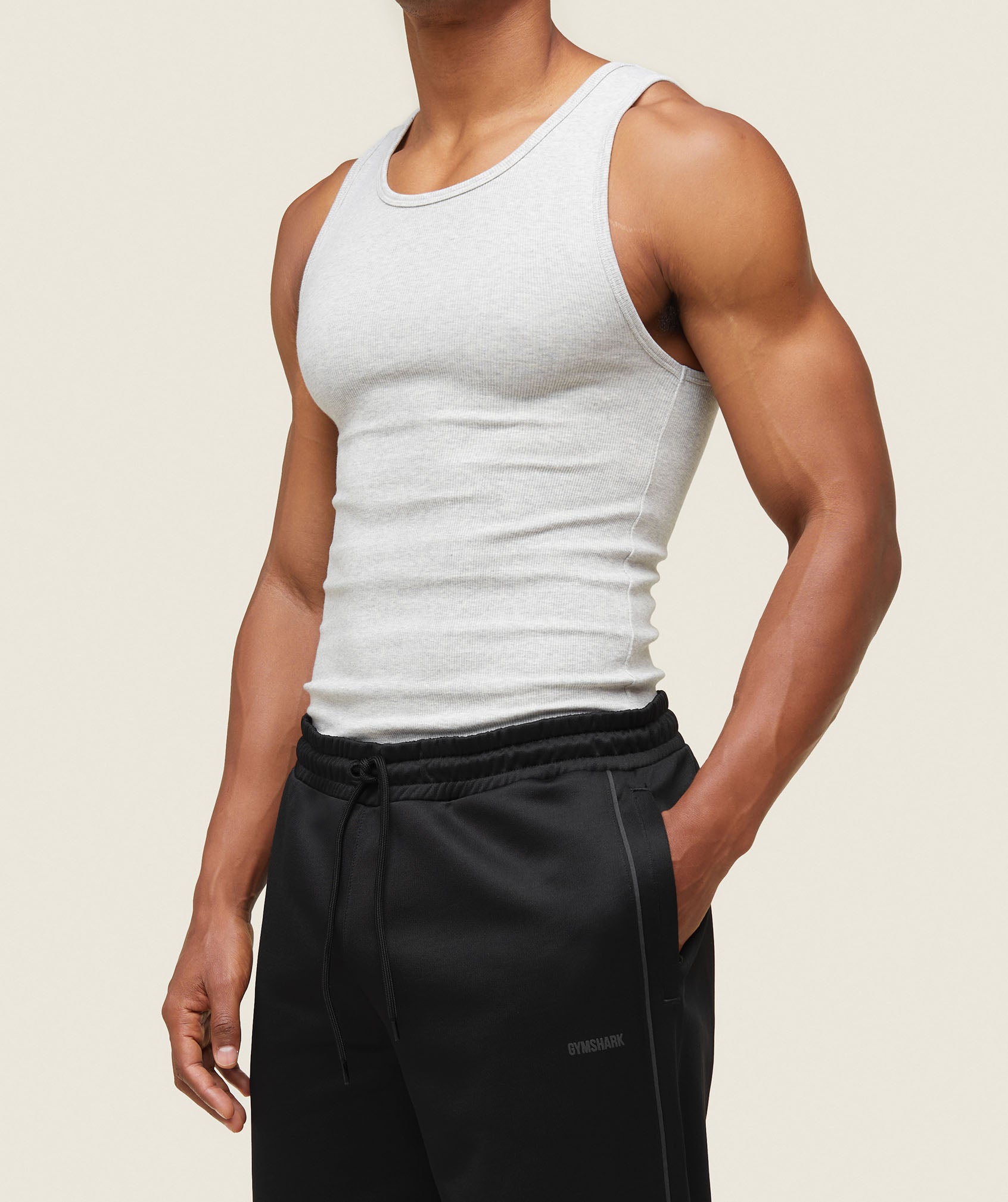 everywear Track Pants Black/White