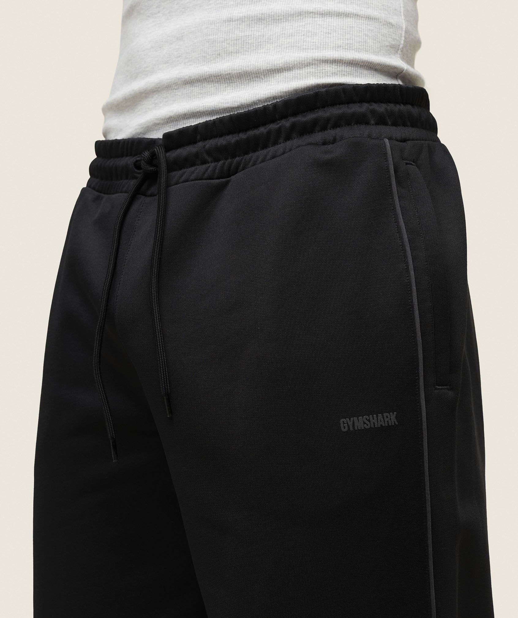 everywear Track Pants Black/White